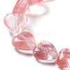 Cherry Quartz Glass Beads Strands G-P528-C01-01-4