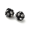 6mm Brass Rhinestone Beads X1-KK-S519-01A-EB-2