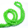 Baking Painted Imitation Jade Glass Round Bead Strands X-DGLA-Q021-8mm-09-3