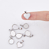 DICOSMETIC 8Pcs 4 Styles Natural Freshwater Shell Charms KK-DC0003-26-2