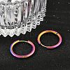 202 Stainless Steel Huggie Hoop Earrings EJEW-F111A-20mm-RC-3