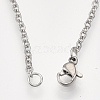 Non-Tarnish 201 Stainless Steel Pendant Necklaces NJEW-T009-JN063-1-40-3