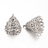 Alloy Pendant Bail Rhinestone Settings LS-PALLOY-S090-23P-LF-1
