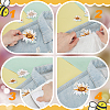 Flower Self Adhesive Computerized Embroidery Cloth Iron on/Sew on Patches PATC-GA0001-84B-3