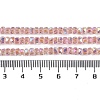 Electroplate Glass Beads Strands GLAA-Q105-03B-4