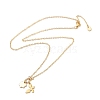 Ion Plating(IP) Butterfly Pendant Necklaces NJEW-Q335-04A-G-1