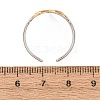 304 Stainless Steel Open Cuff Rings for Women RJEW-K321-01A-5