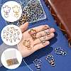 40Pcs 2 Colors Alloy Swivel Snap Hook Clasps FIND-FS0004-73D-2