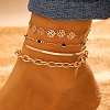 Alloy Chain Anklet Sets PW-WG4CC50-05-1