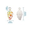 Alloy Enamel Pendants PALLOY-TAC0009-25P-A-6