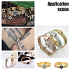 8Pcs 8 Style 304 Stainless Steel Slide Charms STAS-UN0021-02-5
