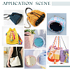 4Pcs 2 Style Oval & Flat Round PU Leather Bottom DIY-PH0003-55-3