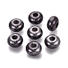 UV Plating Opaque Acrylic European Beads PACR-T017-19M-M3-2