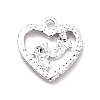 Alloy Rhinestone Pendants ALRI-C007-14P-3