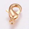 Brass Lobster Claw Clasps KK-G318-03G-2