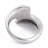 Tarnish Resistant Unisex 304 Stainless Steel Finger Rings RJEW-K233-09-P-2