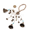 Iron Witch Bells for Door Knob Protection HJEW-JM02283-2