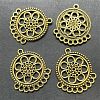10Pcs Tibetan Style Zinc Alloy Hollow Chandelier Component Links FIND-WH0366-360B-1