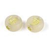Luminous Frosted Acrylic Beads FACR-T008-02F-2