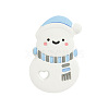 Snowman Food Grade Eco-Friendly Silicone Cabochons PW-WG07D82-06-1