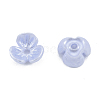 Resin Imitation Pearl Bead Caps RESI-N036-01A-3