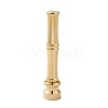 Golden Tone Brass Wax Seal Stamp Head with Bamboo Stick Shaped Handle STAM-K001-05G-B-3