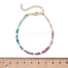 2Pcs 2 Styles Natural Ruby & Apatite & Sunstone & Rhodonite & Amethyst & Shell Pearl Beaded Bracelet Sets for Women2Pcs 2 Styles Natural Ruby & Apatite & Sunstone & Rhodonite & Amethyst & Shell Pearl Round Beaded Bracelet Sets for Women BJEW-JB13555-6