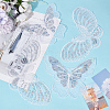 Gorgecraft 18Pcs 3 Style Butterfly Gauze Embroidery Ornaments Accessories PATC-GF0001-09-4