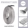 8M 304 Stainless Steel Flat Tinned Braided Wire FIND-UN0010-04-3