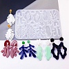 DIY Bohemian Style Irregualr Pendants Silicone Molds X-DIY-A039-02-1