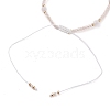 Adjustable Nylon Cord Braided Bead Bracelet BJEW-JB05683-05-3
