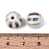 Vintage Porcelain Corrugated Beads PORC-N013-11G-3