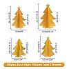 ARRICRAFT 2Pcs 2 Style Paper Christmas Tree Flags AJEW-AR0001-73A-2