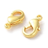 Rack Plating Brass Lobster Claw Clasps KK-F090-27G-01-2