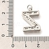 Brass Micro Pave Clear Cubic Zirconia Pendants KK-G521-01P-Z-3