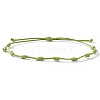 Adjustable Polyester Cord Braided Bracelets for Friendship Couple UP1845-11-1