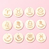 12Pcs 12 Styles Wood Pendants WOOD-FS0001-25-7