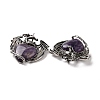 Natural Amethyst Pendants G-A207-03AS-05-3