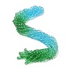 Transparent Painted Glass Beads Strands DGLA-A034-T8mm-A17-1