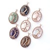 Natural & Synthetic Mixed Stone Big Pendants G-G771-C-1