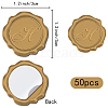 CRASPIRE Adhesive Wax Seal Stickers DIY-CP0009-12G-2