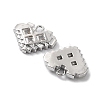 Rack Plating Brass Micro Pave Cubic Zirconia Pendants KK-K333-94P-2