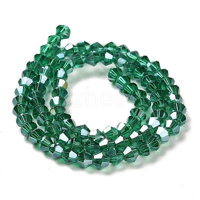 Transparent Electroplate Glass Beads Strands LS-EGLA-A039-T2mm-B10-1