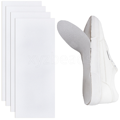 Rectangle Plastic Anti-slip Stickers for Shoe Soles AJEW-CY0002-57-1