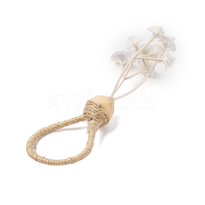 Jute Twine Napkin Rings AJEW-U016-01D-1