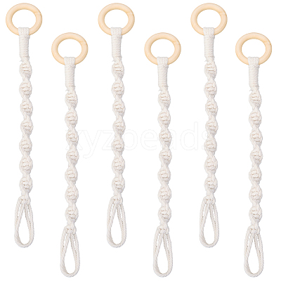 Cotton & Linen Weaving Flower Plant Hanger FIND-WH20008-37-1