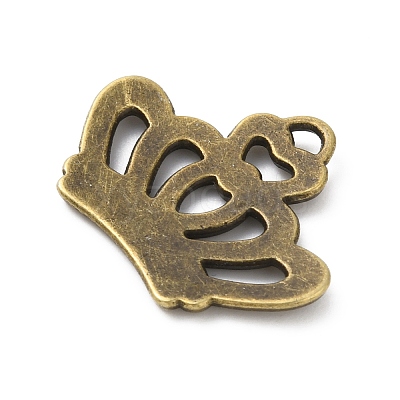 Tibetan Style Alloy Pendant Rhinestone Settings for Enamel FIND-WH0126-174AB-1