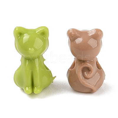 Opaque Acrylic Kitten Beads MACR-S830-02-1