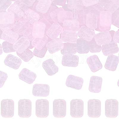 100Pcs Transparent Spray Painted Glass Beads GLAA-PA0001-60C-1