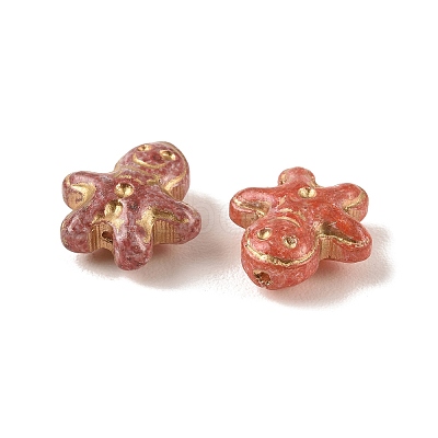 Baking Paint Glass Beads DGLA-G004-01P-1